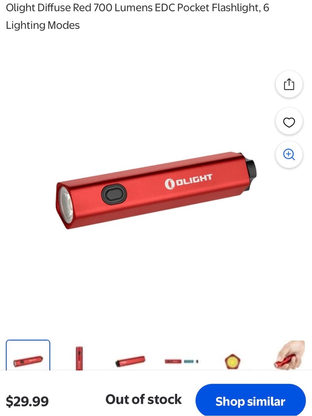 🔦 Olight Compact Black EDC Pocket Flashlight